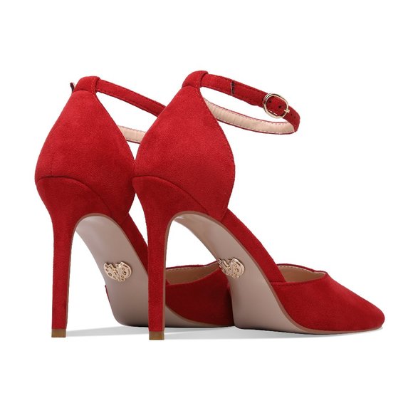 Petit Cadeau Carolyn - 4" Pointed Toe High Heel Sandals with Ankle Straps. NEW! - Picture 3 of 6